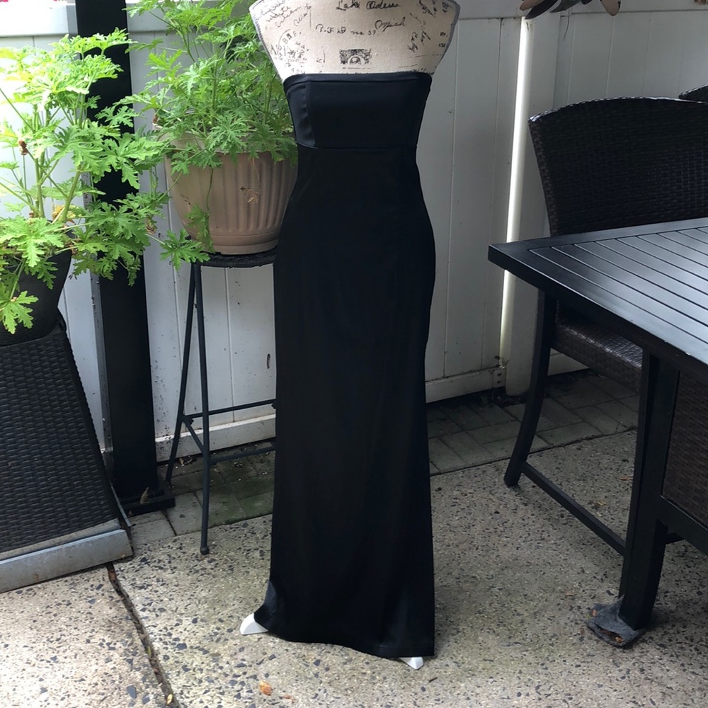 COPY - Simple Black Gown by Michaelangelo